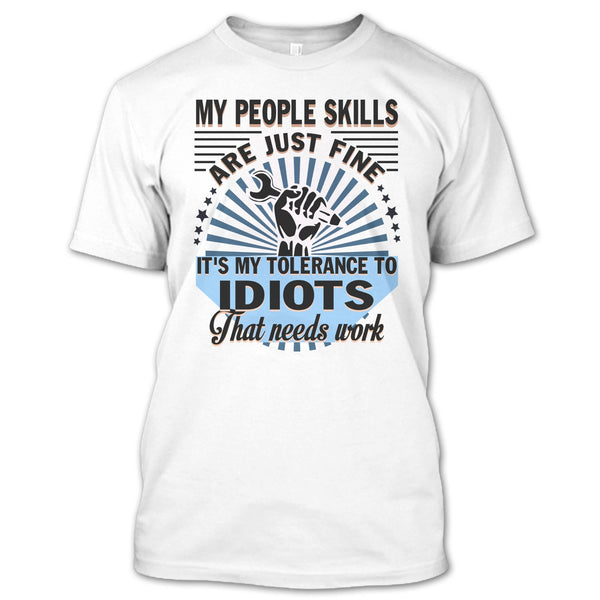 A black t-shirt with the shopify logo