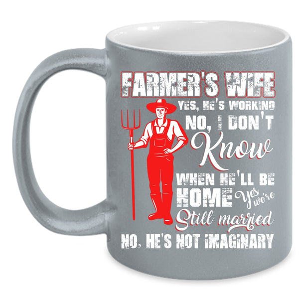 Farmer's Wife Coffee Mug, Cool Gift For Farmer's Wife Coffee Cup