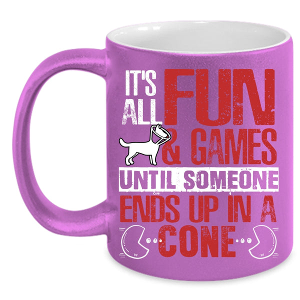 It's All Fun And Games Coffee Mug, Funny Gaming Coffee Cup