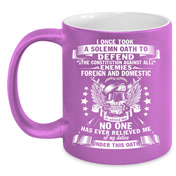Cool Veteran Coffee Mug, Cute Gift For Veteran Coffee Cup