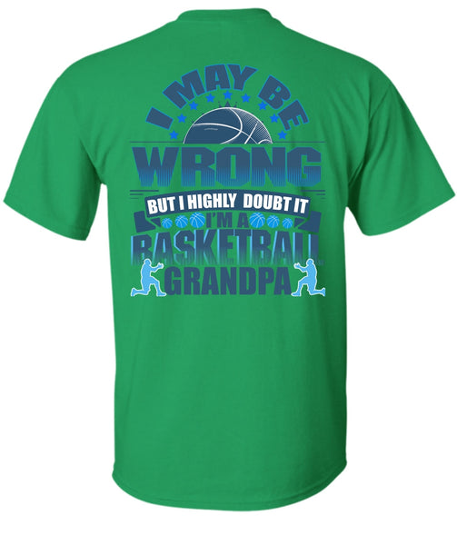 I'm A Basketball Grandpa T Shirt, I Love Basketball T Shirt