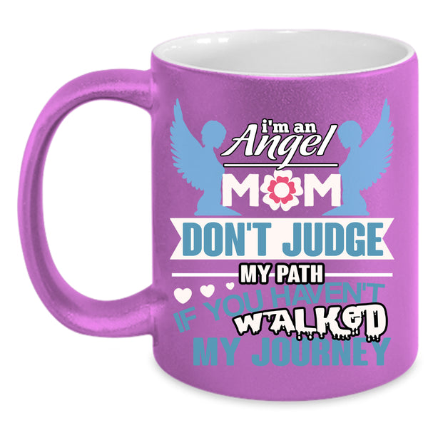 I'm An Angel Mom Coffee Mug, Cute Gift For Mom Coffee Cup