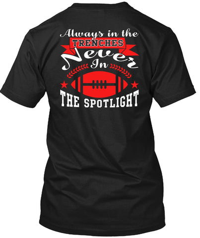 A black t-shirt with the shopify logo