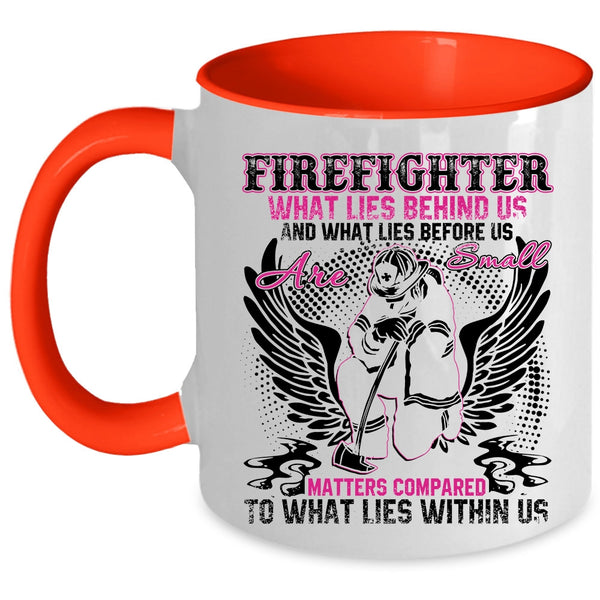 Cool Gift For Firefighters Coffee Mug, Firefighter Accent Mug