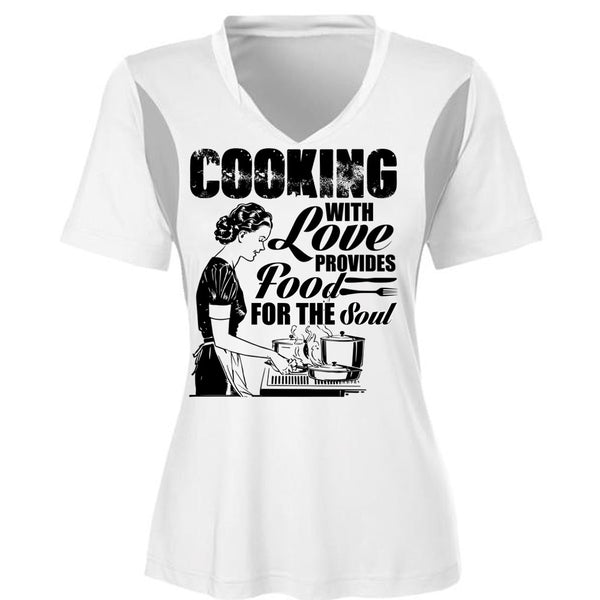 Cooking With Love Provides Food T Shirt, I Love Cooking T Shirt, Awesome T-Shirts
