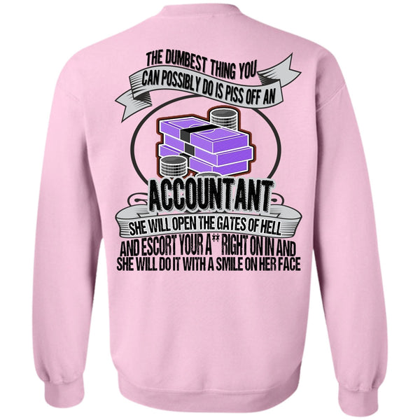 I Love Accountant T Shirt, She Will Open The Gates Of Hell Sweatshirt
