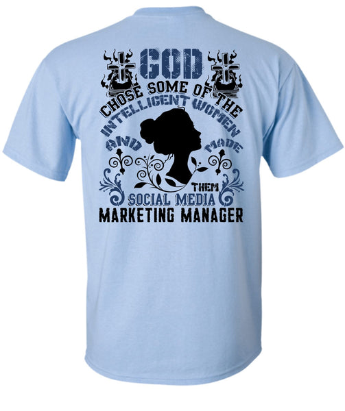 Social Media Marketing Manager T Shirt, I Love Manager T Shirt