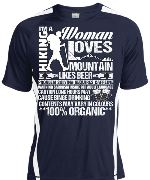 I'm A Hiking T Shirt, Woman Loves Mountain T Shirt, Cool Shirt