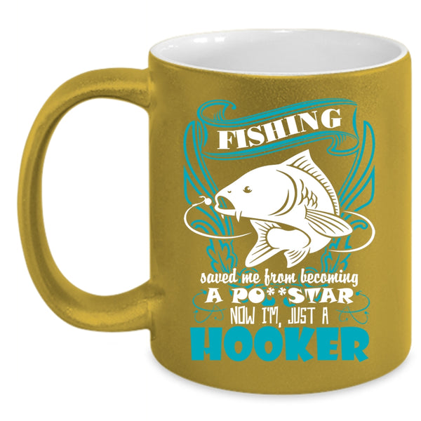 Fishing Coffee Mug, Cute Gift For Fisher Coffee Cup