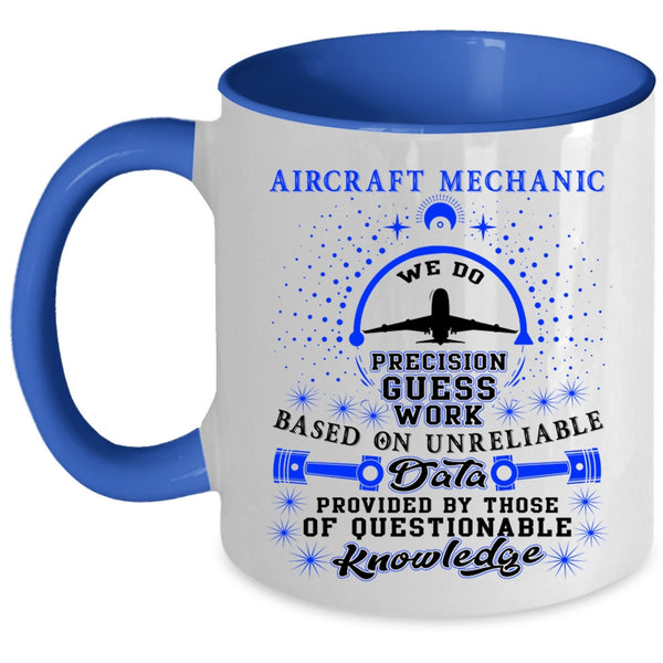 Cool Aircraft Mechanic Coffee Mug, Aircraft Mechanic Accent Mug