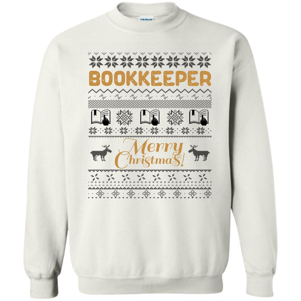 Gift For Merry Christmas T Shirt, Bookkeeper Merry Christmas Sweatshirt