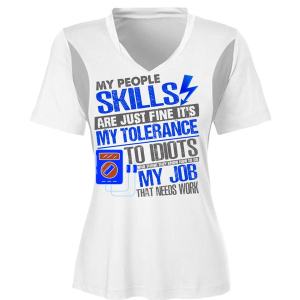 My People Skills Are Just Fine T Shirt, I Love Electrician T Shirt, Awesome T-Shirts