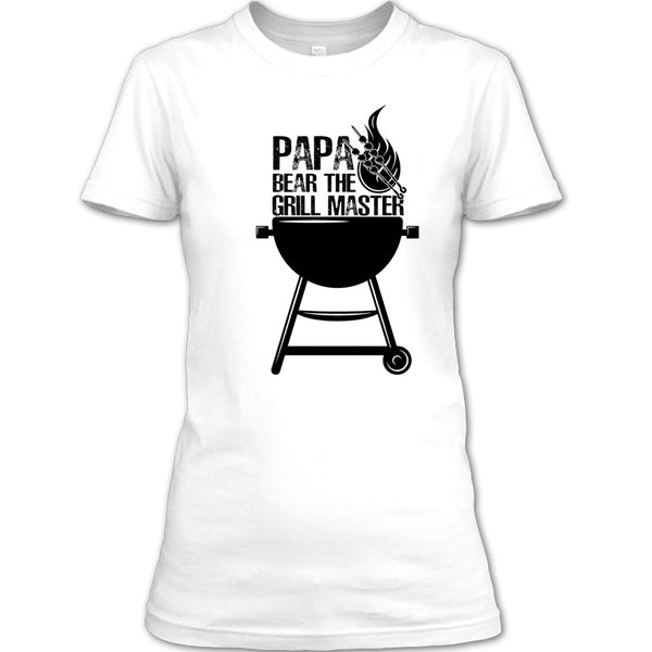Papa Bear The Grill Master T Shirt, Gift For Papa T Shirt