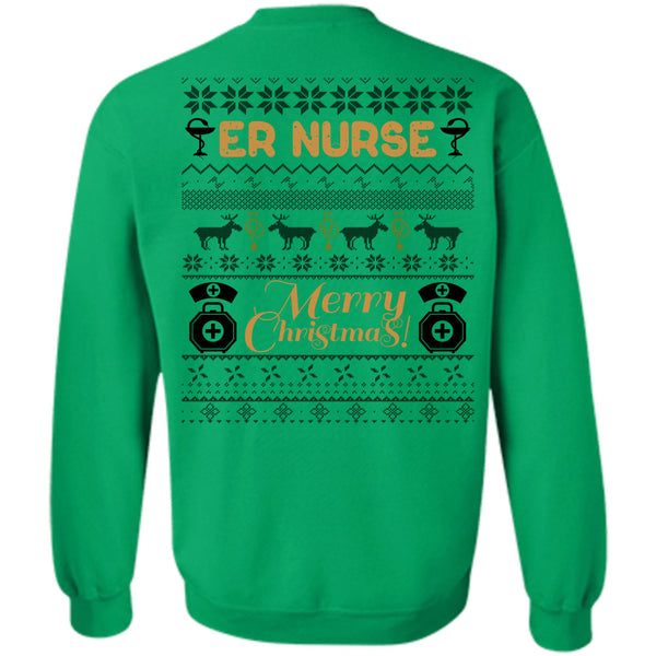 I Love Nursing T Shirt, ER Nurse Merry Christmas Sweatshirt