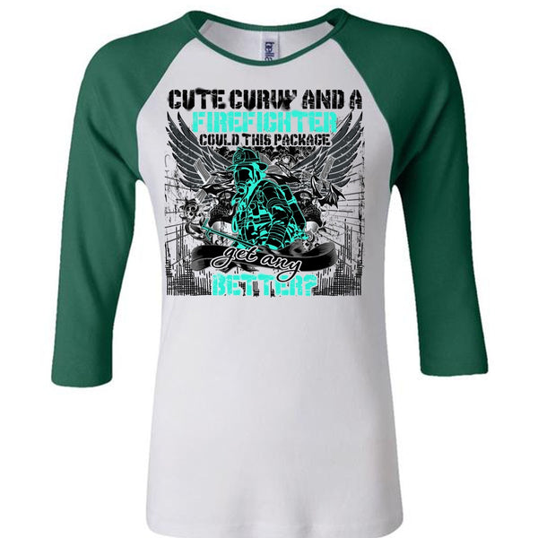 Cute Curvy And A Firefighter T Shirt, I Love Firefighter T Shirt, Awesome T-Shirts