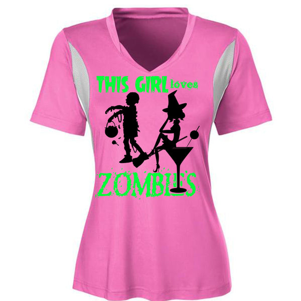 This Girl Loves Zombies T Shirt, Wait For Halloween T Shirt, Awesome T-Shirts