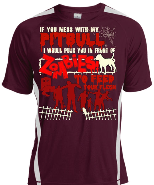 You Mess With My Pit Bull T Shirt, My Favorite T Shirt, Cool Shirt