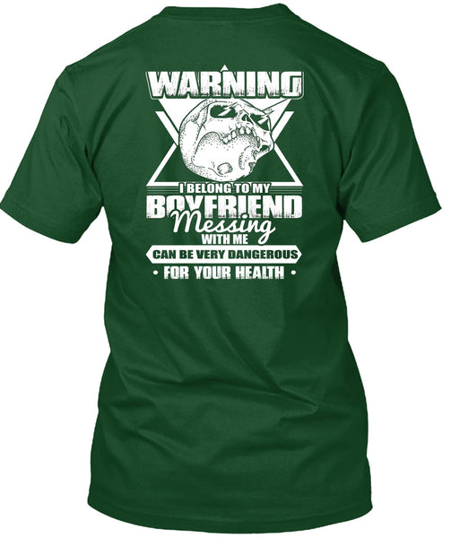 I Belong To My Boyfriend T Shirt, Being A Husband T Shirt
