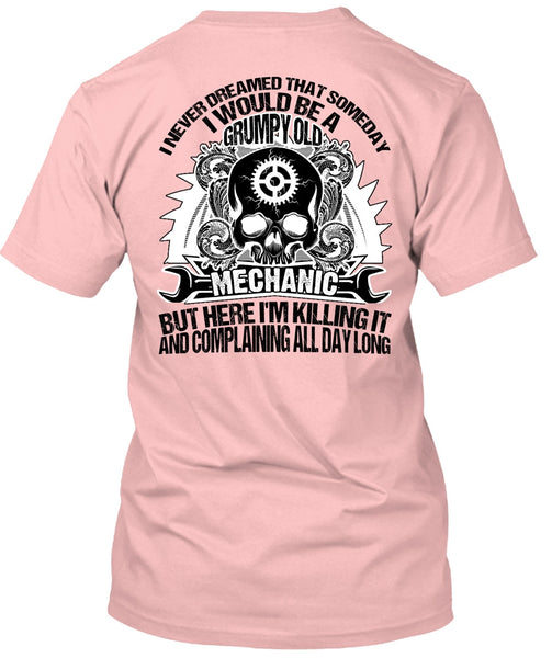 Grumpy Old Mechanic T Shirt, I Love Mechanic T Shirt