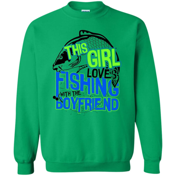 Coolest Fishing T Shirt, This Girl Loves Fishing Sweatshirt