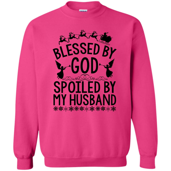Merry Christmas Gift T Shirt, Blessed By God Sweatshirt