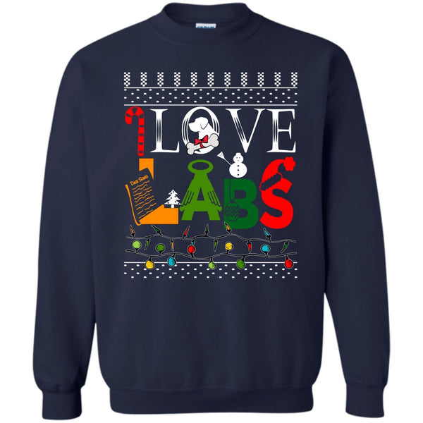 Coolest Labs Lover T Shirt, Dog Merry Christmas Sweatshirt