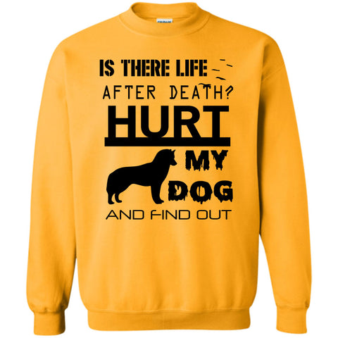 A black t-shirt with the shopify logo