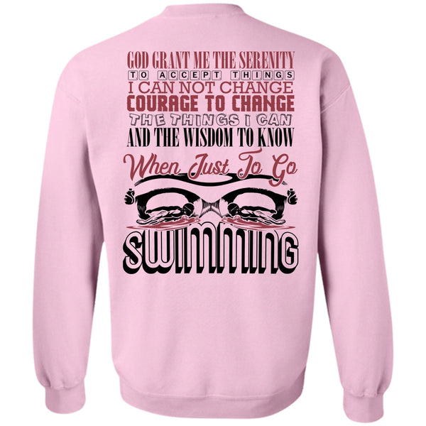 I Love Swimming T Shirt, Just To Go Swimming Sweatshirt