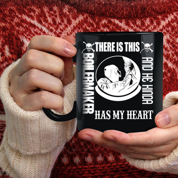 This Boilermaker Kinda Has My Heart Coffee Mug, Cute Boilermaker Coffee Cup