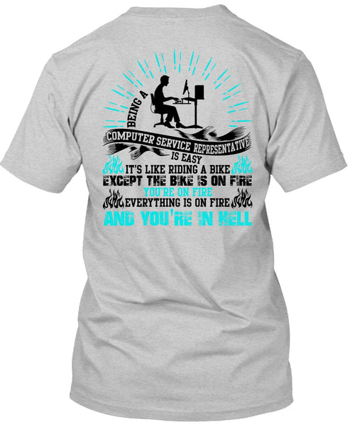 Being A Computer Service T Shirt, I Love Programmer T Shirt