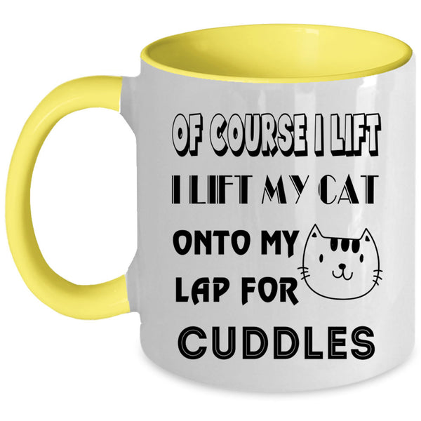 Cute Gift For Cat Lovers Coffee Mug, My Cat Accent Mug