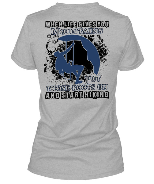 Start Hiking T Shirt, I Love Hiking T Shirt