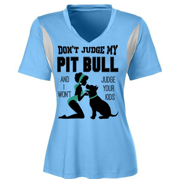 Don't Judge My Pit Bull T Shirt, I Love My Dog T Shirt, Awesome T-Shirts