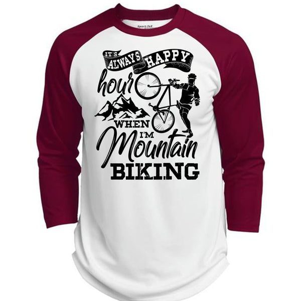 I'm Mountain Biking T Shirt, Being A Biker T Shirt, Awesome T-Shirts  (Polyester Game Baseball Jersey)