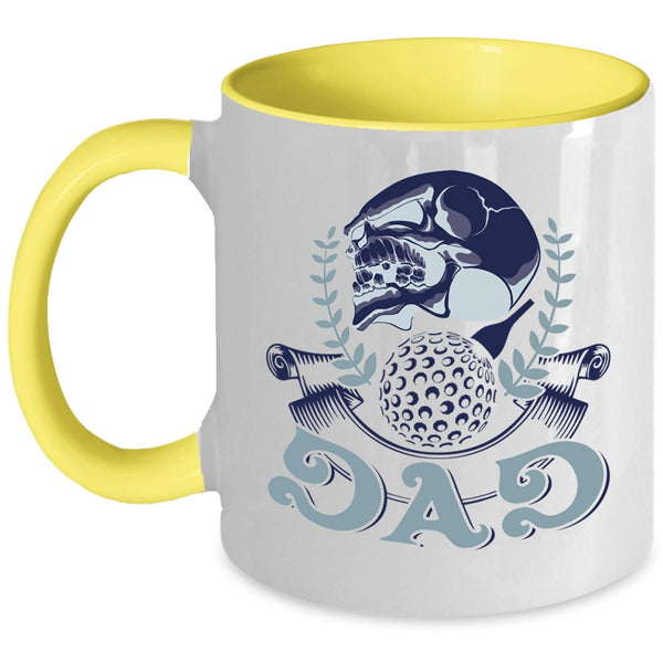 Cool Gift For Golf Dad Coffee Mug, Golf Dad Accent Mug