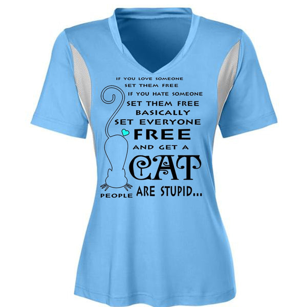 Basically Set Everyone Free And Get A Cat Are Stupid T Shirt, Favorite T Shirt