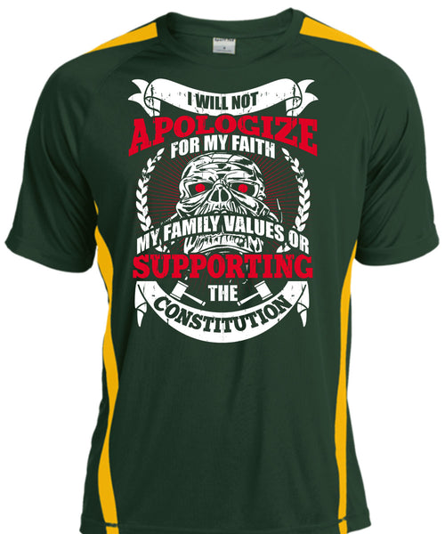 I Will Not Apologize For My Faith T Shirt, I Love My Life T Shirt, Cool Shirt