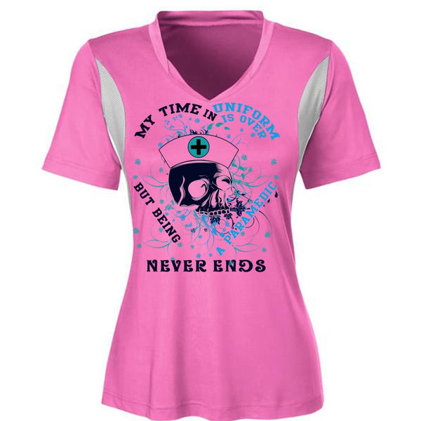 Being A Paramedic Never Ends T Shirt, I Love Paramedic T Shirt, Awesome T-Shirts