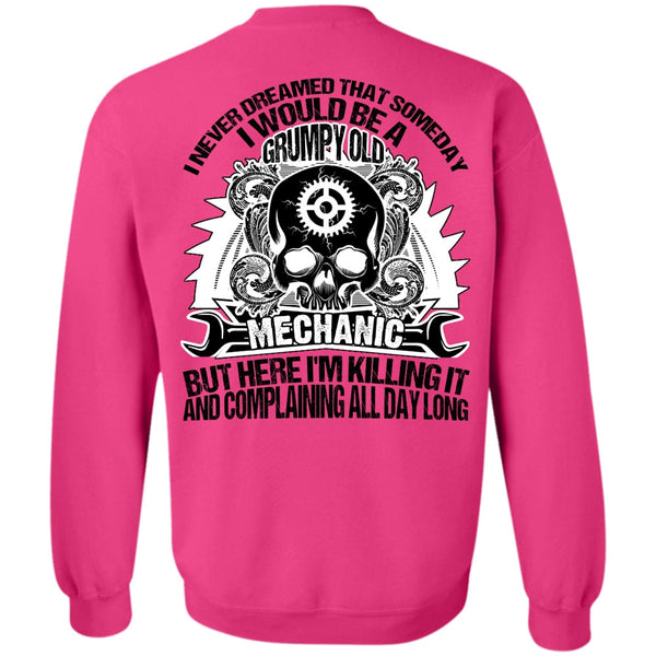 I Love Mechanic T Shirt, Grumpy Old Mechanic Sweatshirt