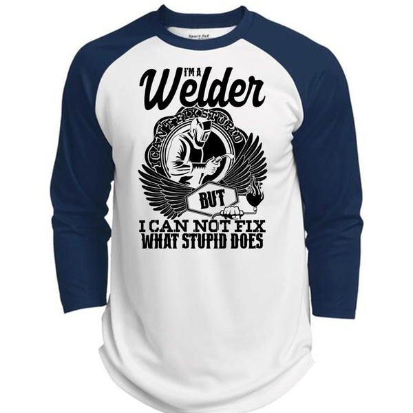 I'm A Welder T Shirt, I Love Welding T Shirt, Awesome T-Shirts  (Polyester Game Baseball Jersey)