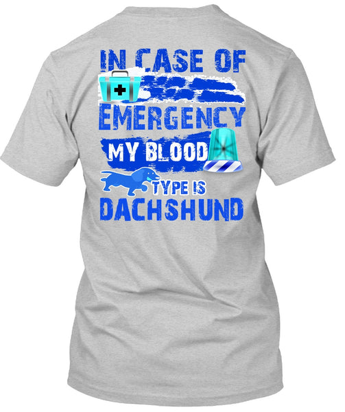 In Case Of Emergency My Blood T Shirt, I Love My Dog T Shirt