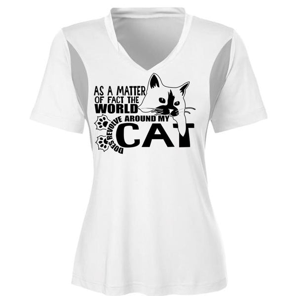 World Does Revolve Around My Cat T Shirt, I Love Cat T Shirt, Awesome T-Shirts