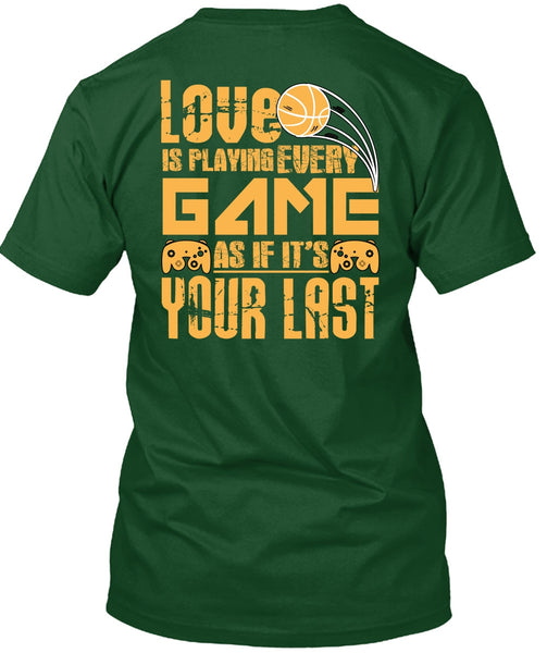 Love Is Playing Game T Shirt, Being A Gamer T Shirt