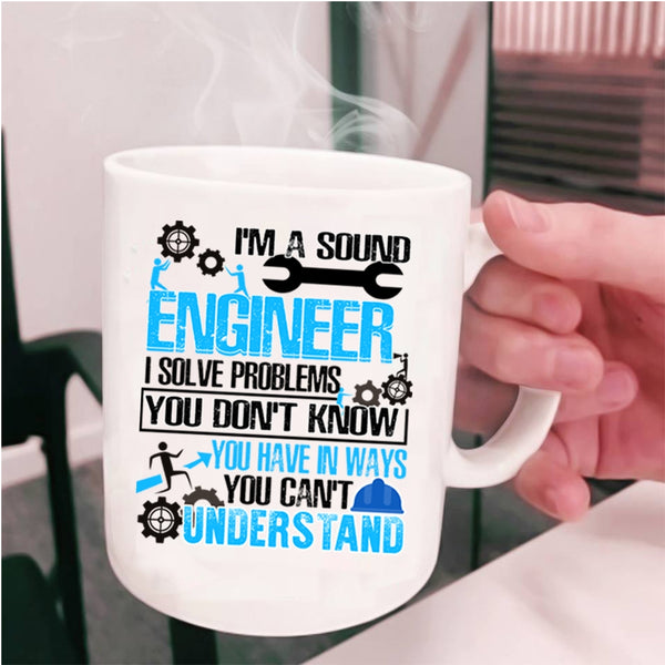 Cool Gift For Engineers Coffee Mug, I'm A Sound Engineer Cup