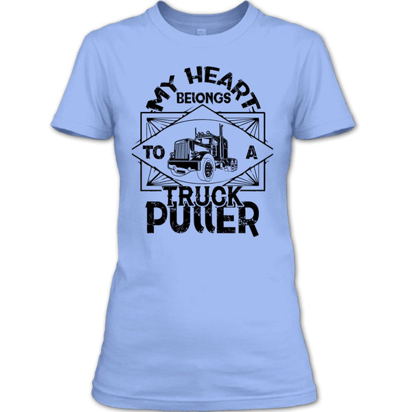 My Heart Belongs T Shirt, Coolest Trucker Ever T Shirt