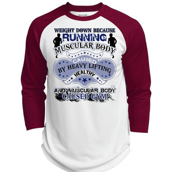 Running Muscular Body T Shirt, I Love Running T Shirt, Awesome T-Shirts  (Polyester Game Baseball Jersey)