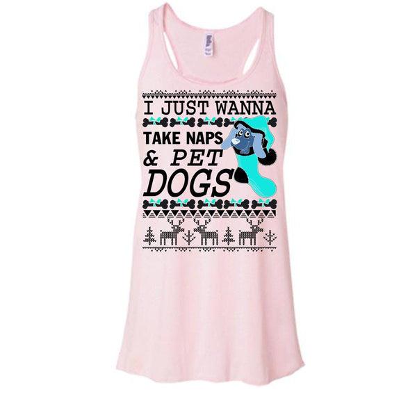 I Just Wanna Take Naps T Shirt, Coolest Dog Lover Tank Top