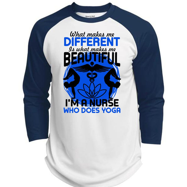 I'm A Nurse Who Does Yoga T Shirt, Being A Nurse T Shirt, Awesome T-Shirts  (Polyester Game Baseball Jersey)
