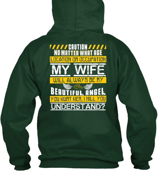 My Wife Will Always Be My Beautiful Angel T Shirt, You Hurt Her T Shirt