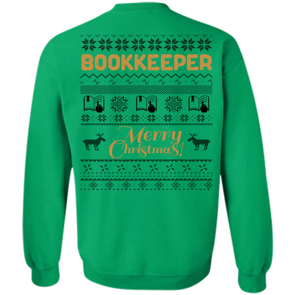 I Love Reading T Shirt, Bookkeeper Merry Christmas Sweatshirt
